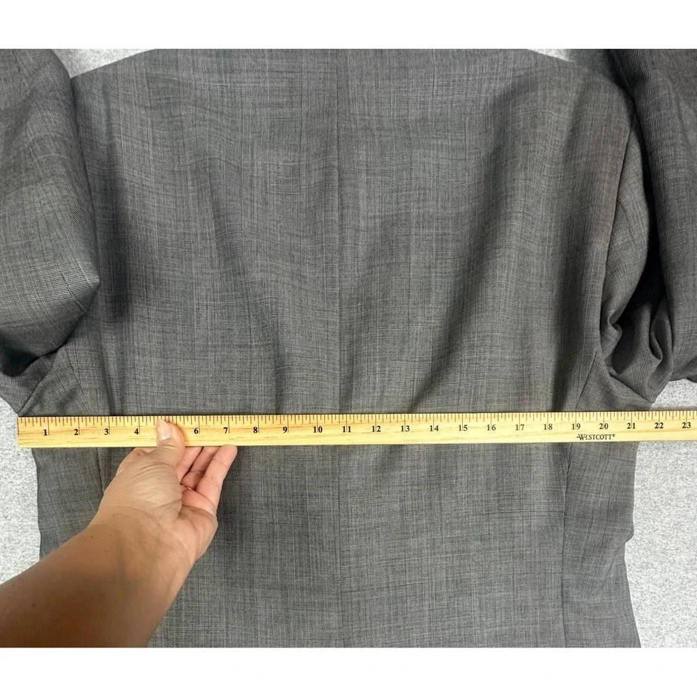 Lauren Ralph Suit 44R Grey Glen Plaid Blazer Trousers Set Business‎ Formal